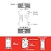 UltraPro Add-On Switch QuickFit and SimpleWire, In-Wall White Rocker Paddle Only, Z-Wave ZigBee Wireless Smart Lighting Controls, NOT A STANDALONE Switch, 39350