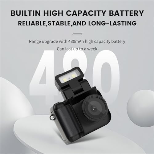 Flashs intégrés et écran LCD pour ce caméscope numérique 1080p ultra léger et compact - 6