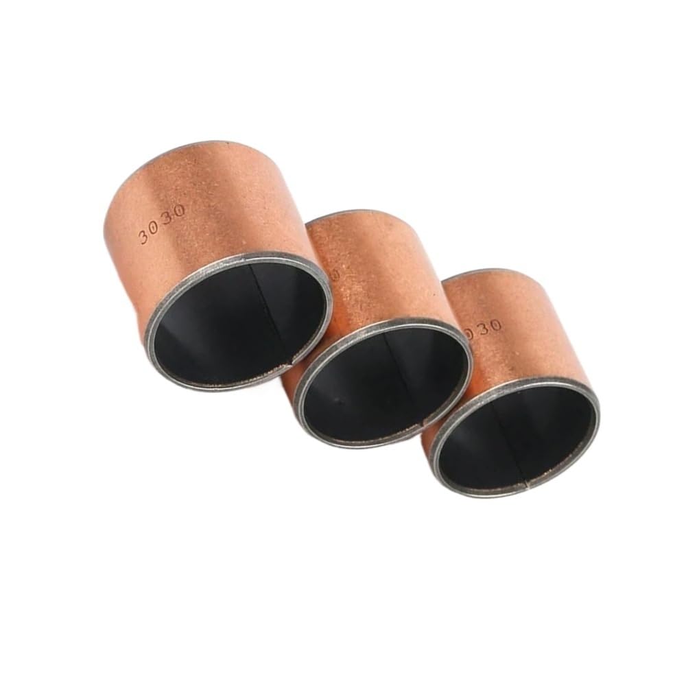 Fit for SF-1 Composite Copper Sleeve Self-lubricating Oil-Free Bushing 22x25x8 22x25x10 22x25x12 22x25x15 22x25x20 22x25x25 22x25x30(50Pcs,22x25x30mm)
