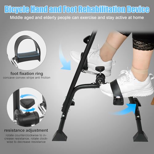 Pedal exerciser ajustable para terapia física y rehabilitación miniatura 5