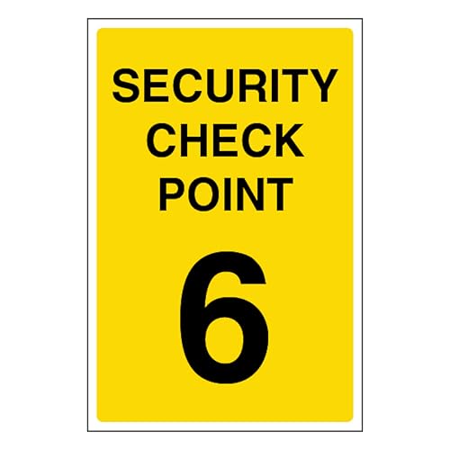 Point de contrôle de sécurité 6 rigide 400x600 signalétique