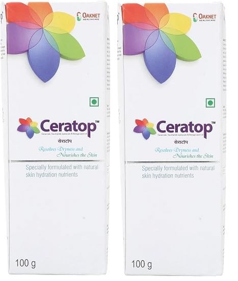 Ceratop Intensive Moisturizing cream - 100 gm, Pack Of 2