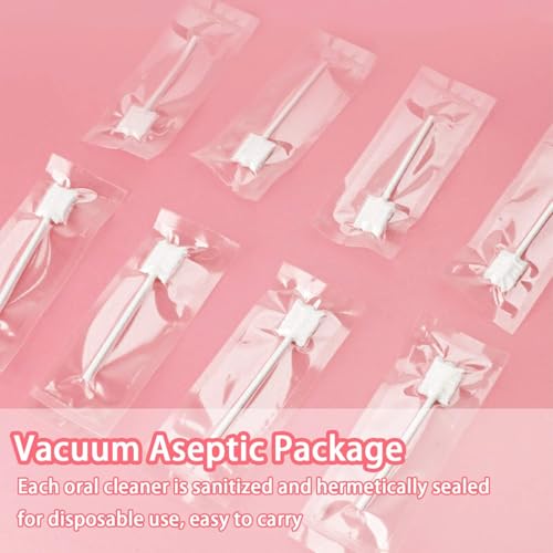 Image of 50 Pcs Baby Tongue Cleaner Gauze, Baby Toothbrush Disposable Oral Cleaner, Toddler Tooth Brush for New Born Tooth Mouth Gum Clean, Infant Toddler Oral Cleaning Stick, Care Newborn, 50 Swabs 0-6month