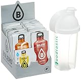 Bolero Kennenlernpaket mit allen 58 Sorten + Foodtastic Shaker 500ml I zuckerfreies Getränkepulver mit Stevia gesüßt I Mixbox zum Testen aller Geschmäcker