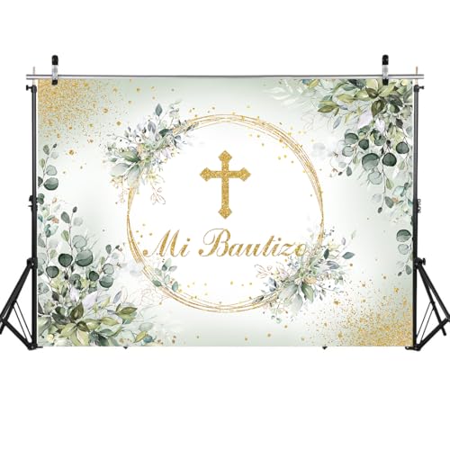 Accessoires de décoration pour fête de baptême Mi Bautizo rapide