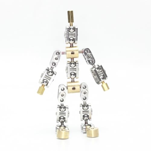 CineSpark DIY Studio Stop Motion Armature Kits | Metal Puppet Figure for Character Design Creation Not-Ready Very Easy to Assemble Animation or Just Fun (11cm, Standard) SMA