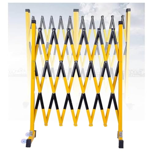 Barrière de circulation extensible de 2m pliable et mobile pour stationnement