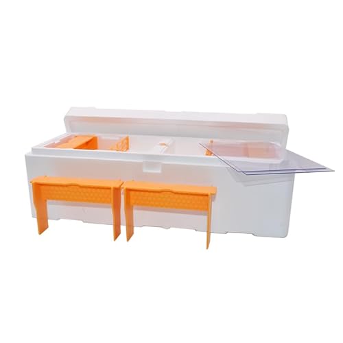 Beekeeping Nuc Box Multi-Functional High Strength EPS Plastic Foam Two Queens Queen Rearing Nuc Bee Mating Box Nuc Beehive