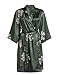 Produktbild ESSENZA Kimono Sarai Lauren Blumen Polyester Satin Grün, M