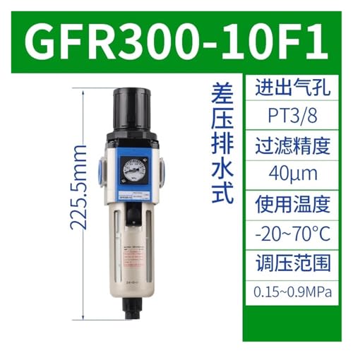 Vanne de régulation de pression d'air GFR300 pour stabiliser le débit - 2