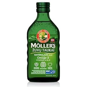 Möller’s Omega-3 levertraan natuur (250 ml)
