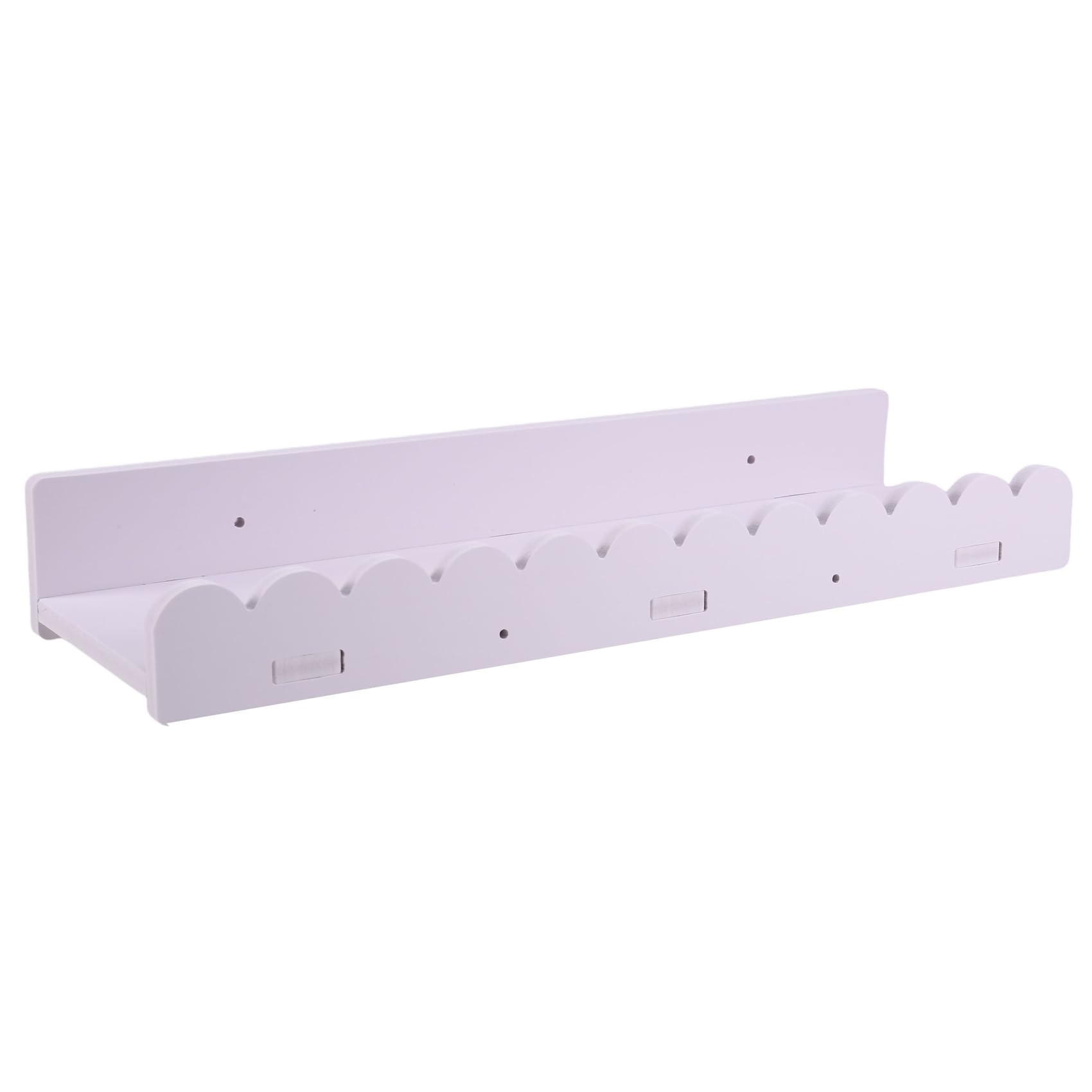 Osmond Estantes Festoneados (4 Unidades), Color, 15,6 Pulgadas, Flotantes, para Habitación Infantil, Decoración de Pared.
