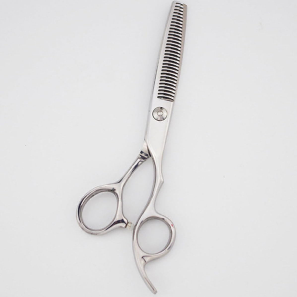 3 Pezzi Forbici Dentate Parrucchiere in Acciaio Inox Argento
