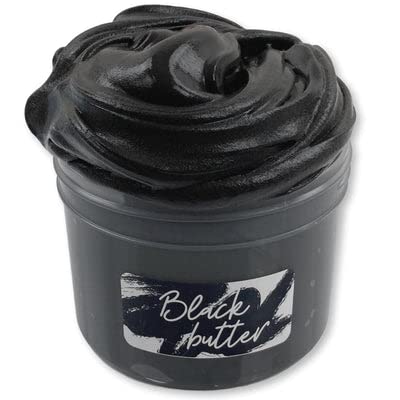 Black Butter Slime for Kids Stretchy Fluffy Non Toxic Each 200