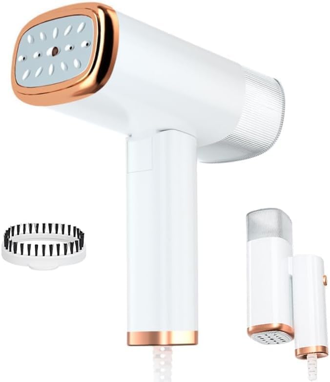 Clothes Steamer Garment Steamer for Wrinkle Removal 20s Fast Heat Detachable 110ml Water Tank Portable Handheld Steam Clothing for Home Office Travel