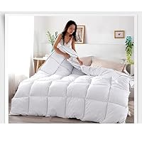 Amazon｜SCTX 臭わない 洗える 白 人工羽毛 布団 シングル ロング 吸湿