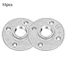 Cloimei Industrial Strength DN20 Flange 4 Hole Base 3/4 British Thread High Pressure Hardware for Plumbing Pipe Systems 10Pcs Set