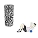 Cheaonglove Foam Roller Rullo da Massaggio Roller Pilates Rullo in Schiuma ad Alta densità Rullo di Esercitazione Massaggiatore a rulli White-Black,33cm