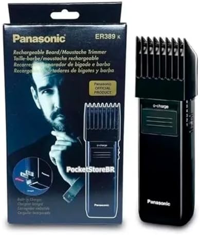 Aparador de Barba e Cabelo ER-389K, Sem Fio, Bateria Recarregável...