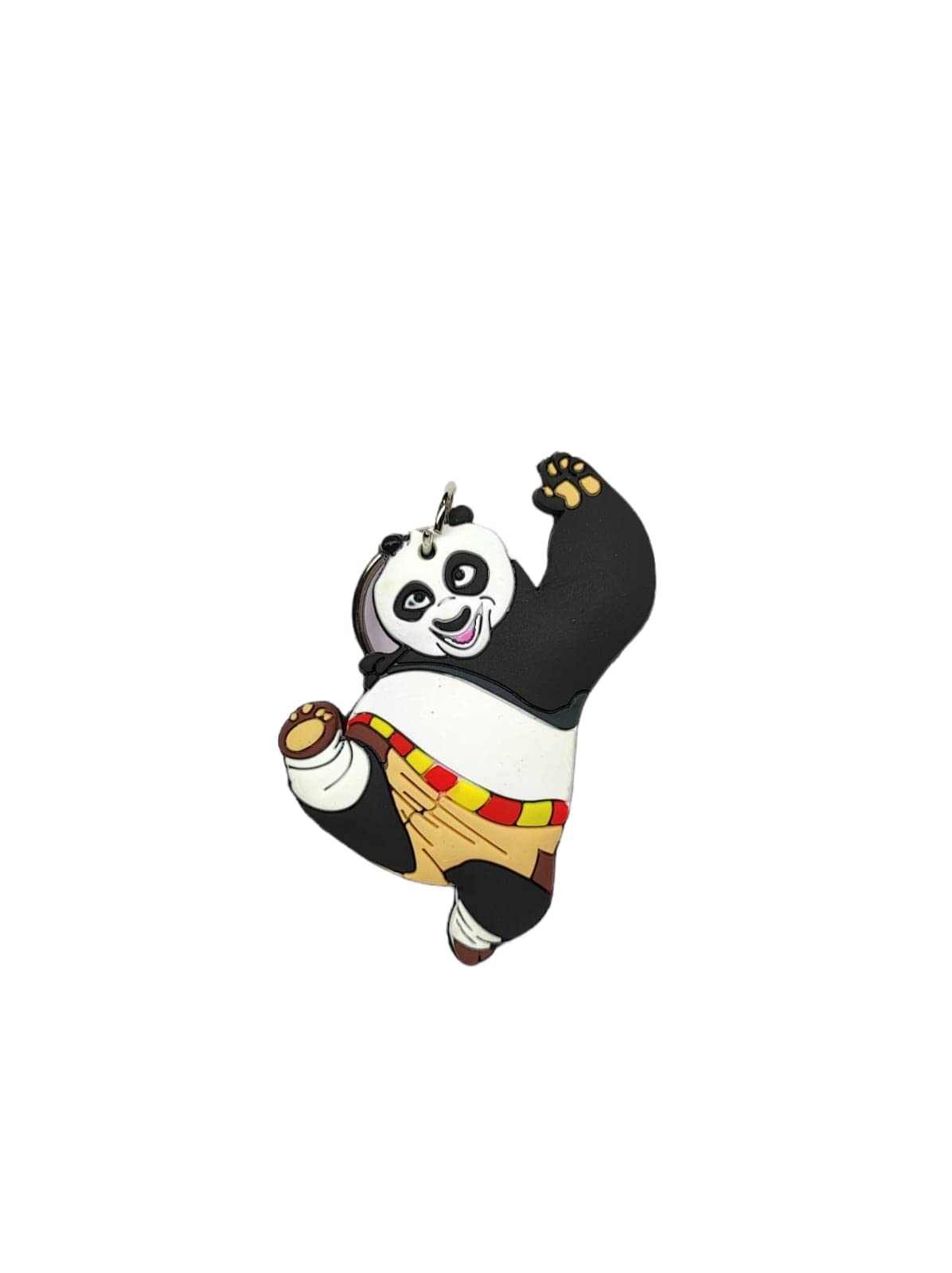 Panda Teddy Bear 3 D White Hard silicon Keychain (Pack of 1)-image-20