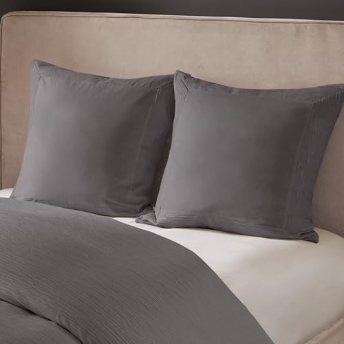 N Natori Taie d'oreiller, Polyester, Gris, 26 x 26