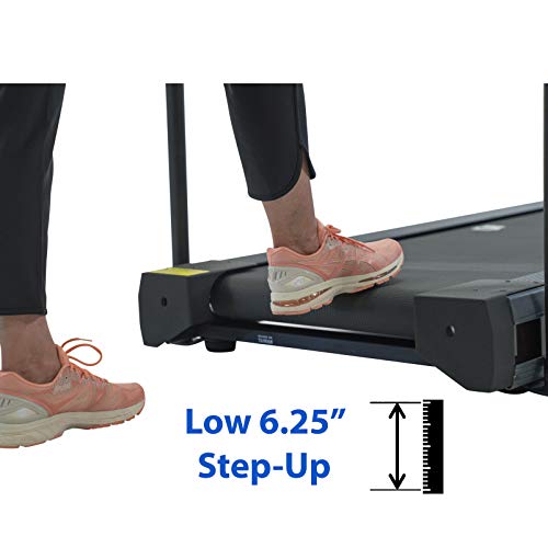 Image of PhysioMill Rehabilitation Walking Treadmill with Low Step-Up and Long Handrails for Recovery - Max User 500 lbs