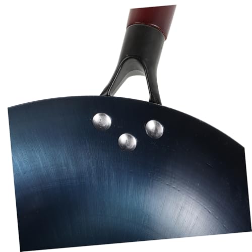 Sartén Wok de hierro antiadherente con mango miniatura 3