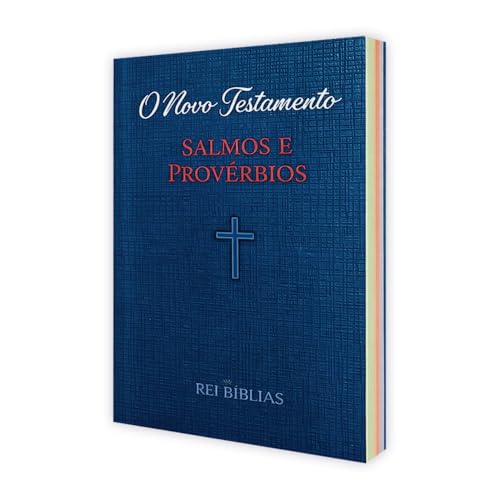 Rei das Biblias - O Novo Testamento - Salmos e Provérbios | Para Evangelismo - João Ferreira de Almeida - NVAA - Azul