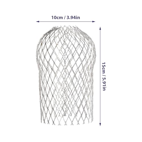 Miniatura 8 de Tsudoku 4 Protectores De Bajante De Canalón, Colador De Filtro De Hoja De Aluminio De 3,5 Pulgadas, Protector De Bajante De Canal Extensible