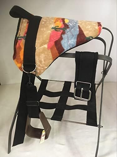 Miniature Horse/SM Pony Childrens Bareback Saddle - Desert Print