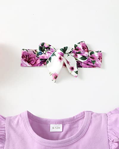 Baby Girl Clothes Outfit Toddler Infant Clothing Ruffle Top Pants Sets Gifts Outfits for Little Girls4