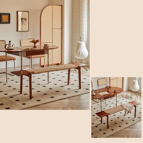 Banc bout de lit en bois 140cm pour optimiser vos rangements - 8