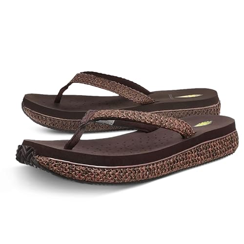 Image of VOLATILE womens Palau Woven Thong Platform Sandal | Casual Sandals