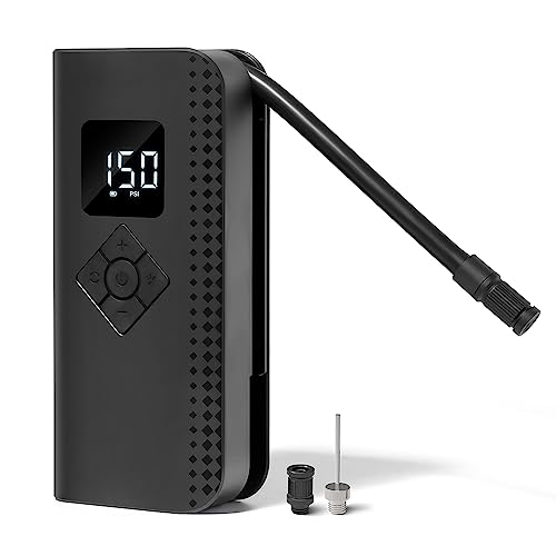 Image of Ceptics Tyre Inflator for Car, Smart Cordless Portable Air Compressor Pump (150 PSI)