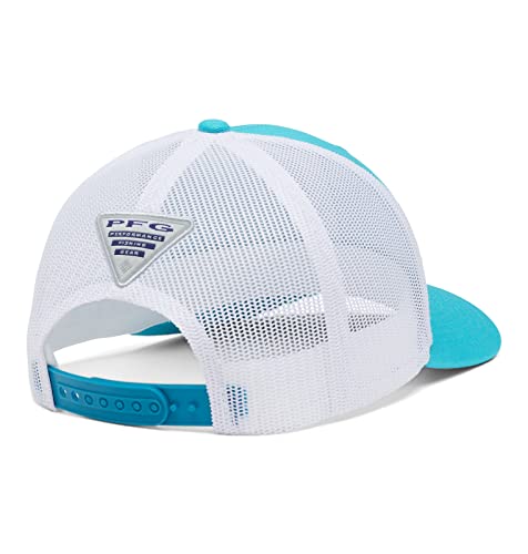 Columbia Unisex Pfg Hooks Mesh Snap Back - Low, Ocean Teal/Corange, One Size #TOP1