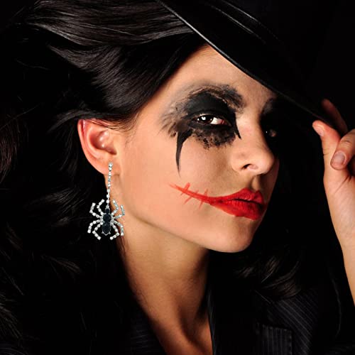 Halloween Spider Dangle Earrings - CZ Jewelry Gifts for Women3