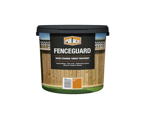 Palace Fenceguard Autumn Gold 5 Litre - Weather-Resistant Exterior Wood Stain for Fences & Garden Structures