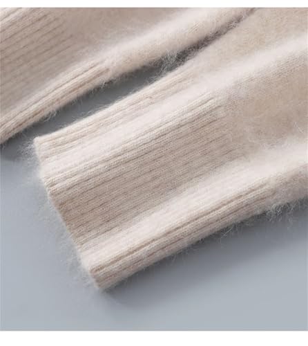 Men's Winter Wool Sweater V-Neck Pullover Knitted Sweater Long Sleeve Pullover Sweater4