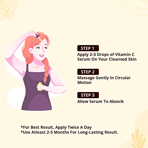 Image of MOUNTAINOR 20% Vitamin C Face serum for Glowing & Brightening Skin for Sensitive skin Women & Men with Alpha Arbutin, Aloe Vera & Hyaluronic Acid. Non-Oily (30 ML)