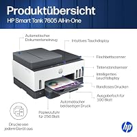 HP Smart Tank 7605 All-in-One Multifunktionsdrucker (Drucker, Scanner, Kopierer, FAX, ADF, WLAN, LAN, AirPrint, inklusive Tinte für etwa 3 Jahre) für Fotos und Dokumente, bis zu 1200 Seiten im Monat – Ansicht 8