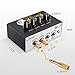 Headphone Amplifier Donner 4 Channels Metal Stereo Audio Amplifier,Mini Earphone Splitter with Power Adapter-4x Quarter Inch Balanced TRS Headphones Output and TRS Audio Input for Sound Mixer-DEL-4