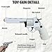 Toy Guns,Revolver Foam Soft Bullet,Revolver Toy, Toy Gun Foam Blaster, Educational Model Toys,Gifts for Ages 14+(White)