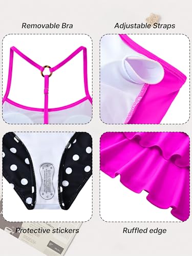 Image of UIQUR Girls Swimsuit Two Pieces Tankini Set Bikini Bathing Suits 7-16Y