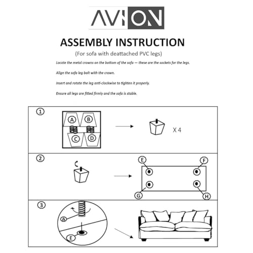 Image of Avion Natalia 3+2 Seater Sofa Set with Ottoman for Living Room Light Grey | Modern 6 Person Sofas Furniture | Fabric Sofa Set 6 Seater Couch for Guests Room Festival Gifts
