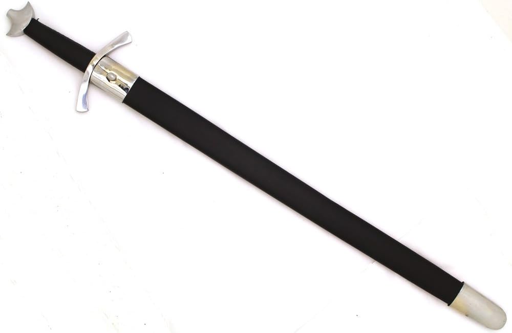 The Norman Sword & Scabbard Full Tang Tempered Battle Ready Fully Functional Handmade Sharp Sword