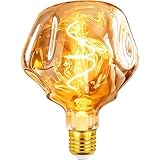 chambre à coucher design italien ✅【Lumière attrayante】 Combinant une surface irrégulière et un verre ambré, cette ampoule decorative e27 geante émet une lumière unique et douce, tandis que cette grosse ampoule E27 decorative est dotée d'un filament LED spiralé dimmable, qui peut facilement créer une atmosphère relaxante, confortable et chaleureuse pour vous.chaleureuse et relaxante pour vous.