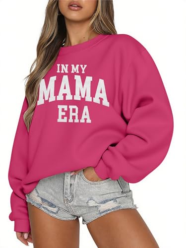 Image of Overstimulated Moms Club Sweatshirt for Women: Mom Sweatshirts Crewneck Mama shirts Oversized Pullover Tops