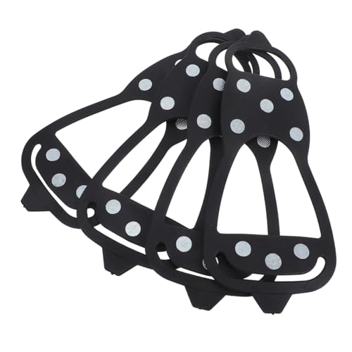 Gatuida 2pcs - Ice Cleats for Men Crampons Teeth for Snowshoeing Hiking Mountaineering Lightweight Versatile Footwear