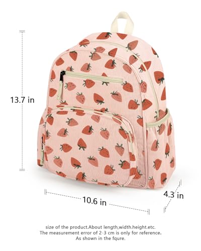 Image of atgark Corduroy Toddler Backpack for Girls Boys: Preschool Kindergarten Backpack - Cute Kids Backpacks for Girls Boys