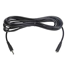 COOLM 10ft DC Power Adapter Extension Cable, 3.5mm x 1.35mm Male to Female Jack DC 5 V 5V Power Adapter Plug Extension Cord for DC Power Adapter/CCTV Security Camera